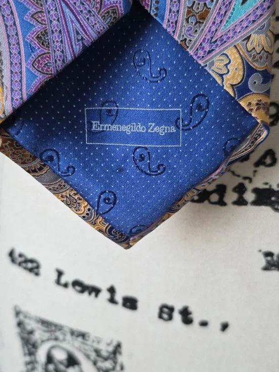 Ermenegildo Zegna Silk Tie - Picture 4 of 4